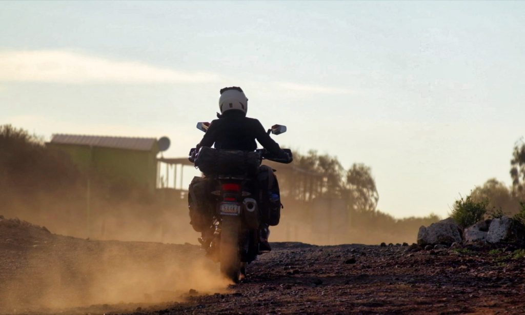 BMW GS motorcycle in Baja Mexico