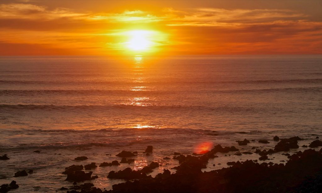 Sunset in La Chorera San Quintin Baja Mexico