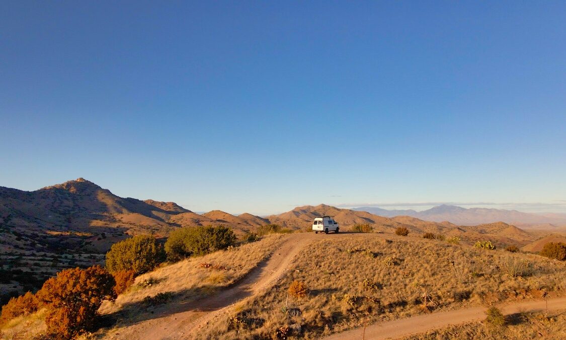 Van Camping in the Santa Rita Mountains in Arizona