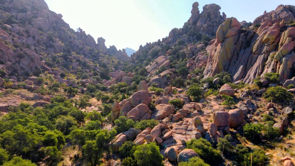 Dragoon Mountains desert landscape