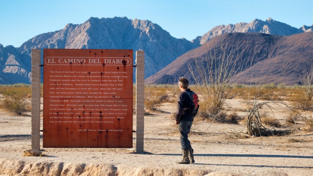 Sterling Noren El Camino del Diablo 2021 entrance sign